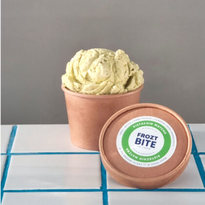 Pistachio Matcha Ice Cream Cup